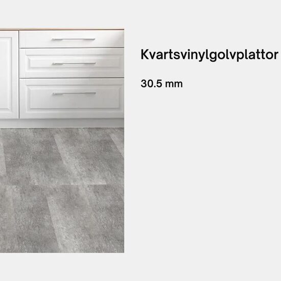 Kvartsvinylgolvplattor 30.5 mm
