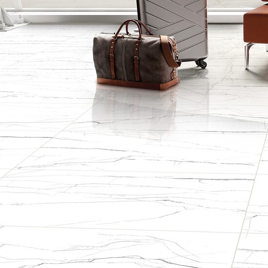 60×120 cm Nova White Marble (~352 SEK/m²)